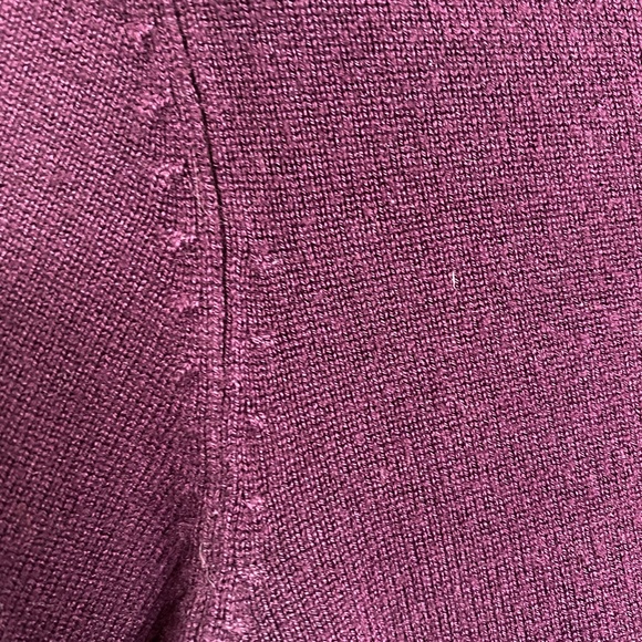 Joe Fresh Burgundy 3/4 Sleeve Sweater - Picture 5 of 6